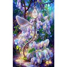 Load image into Gallery viewer, Wisteria Flower 30*50CM (canvas) Full Round Drill Diamond Painting
