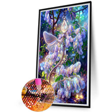 Load image into Gallery viewer, Wisteria Flower 30*50CM (canvas) Full Round Drill Diamond Painting
