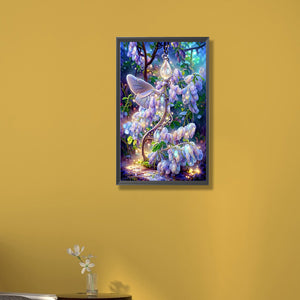 Wisteria Flower 30*50CM (canvas) Full Round Drill Diamond Painting