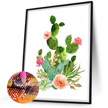 Load image into Gallery viewer, Cactus 30*40CM (canvas) Full Round Drill Diamond Painting
