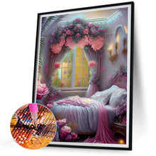 Load image into Gallery viewer, Princess Bed 30*40CM (canvas) Full Round Drill Diamond Painting
