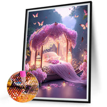 Load image into Gallery viewer, Princess Bed 30*40CM (canvas) Full Round Drill Diamond Painting
