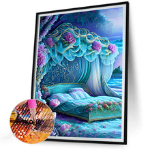 Load image into Gallery viewer, Princess Bed 30*40CM (canvas) Full Round Drill Diamond Painting
