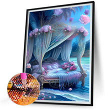 Load image into Gallery viewer, Princess Bed 30*40CM (canvas) Full Round Drill Diamond Painting
