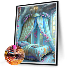 Load image into Gallery viewer, Princess Bed 30*40CM (canvas) Full Round Drill Diamond Painting
