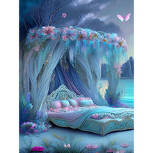 Load image into Gallery viewer, Princess Bed 30*40CM (canvas) Full Round Drill Diamond Painting
