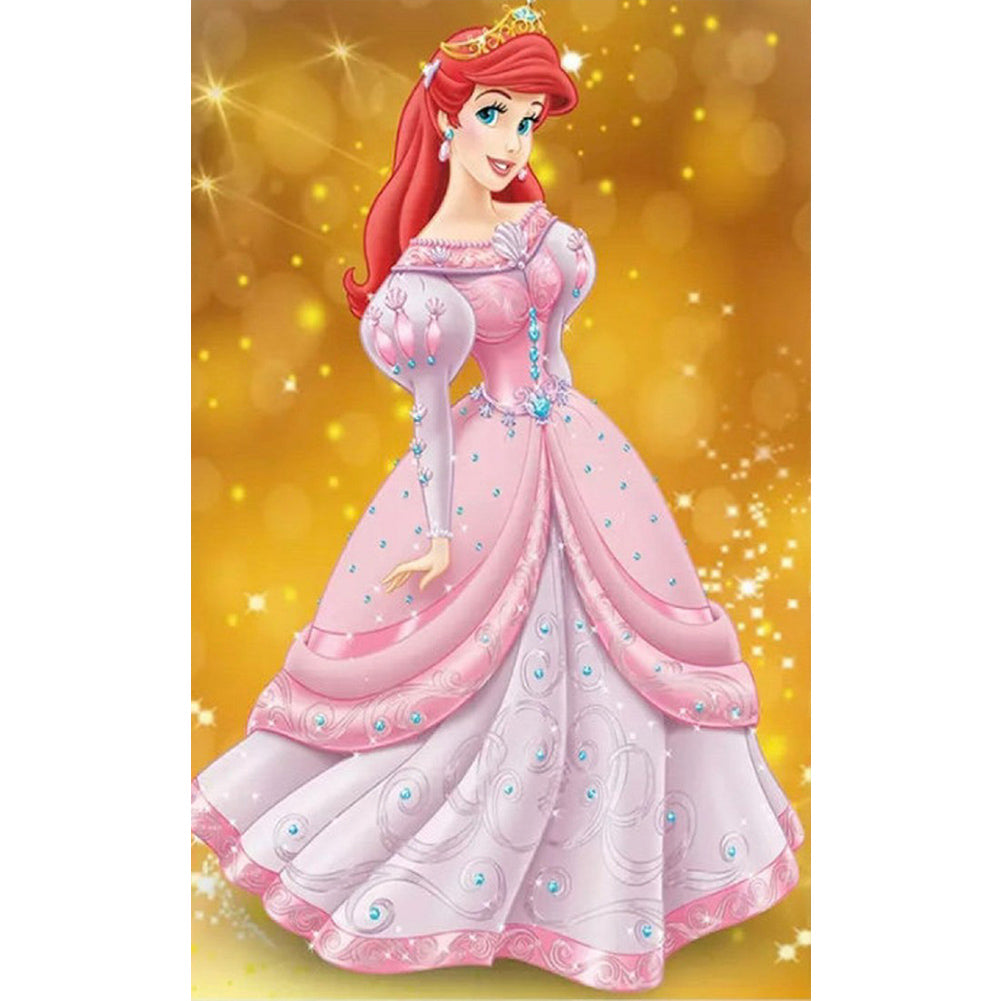 Princess Belle 30*50CM (canvas) Full Round Drill Diamond Painting