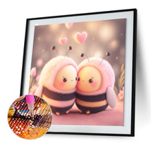 Load image into Gallery viewer, Love Bee 30*30CM (canvas) Full Round Drill Diamond Painting
