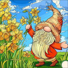 Load image into Gallery viewer, Flower-Picking Goblin 30*30CM (canvas) Full Round Drill Diamond Painting
