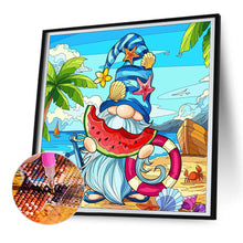 Load image into Gallery viewer, Goblin Eating Watermelon 30*30CM (canvas) Full Round Drill Diamond Painting
