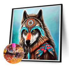 Load image into Gallery viewer, Aurora Wolf 30*30CM (canvas) Full Round Drill Diamond Painting
