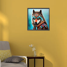 Load image into Gallery viewer, Aurora Wolf 30*30CM (canvas) Full Round Drill Diamond Painting
