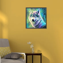 Load image into Gallery viewer, Aurora Wolf 30*30CM (canvas) Full Round Drill Diamond Painting
