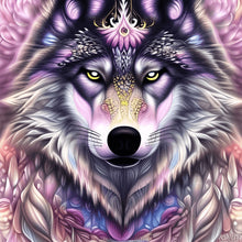 Load image into Gallery viewer, Aurora Wolf 30*30CM (canvas) Full Round Drill Diamond Painting
