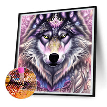 Load image into Gallery viewer, Aurora Wolf 30*30CM (canvas) Full Round Drill Diamond Painting
