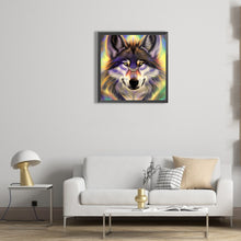 Load image into Gallery viewer, Aurora Wolf 30*30CM (canvas) Full Round Drill Diamond Painting
