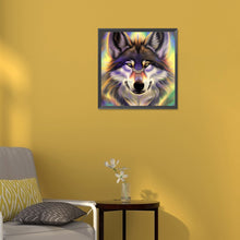 Load image into Gallery viewer, Aurora Wolf 30*30CM (canvas) Full Round Drill Diamond Painting
