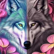 Load image into Gallery viewer, Aurora Wolf 30*30CM (canvas) Full Round Drill Diamond Painting
