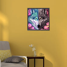 Load image into Gallery viewer, Aurora Wolf 30*30CM (canvas) Full Round Drill Diamond Painting
