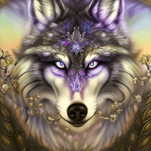 Load image into Gallery viewer, Aurora Wolf 30*30CM (canvas) Full Round Drill Diamond Painting
