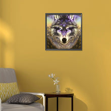 Load image into Gallery viewer, Aurora Wolf 30*30CM (canvas) Full Round Drill Diamond Painting
