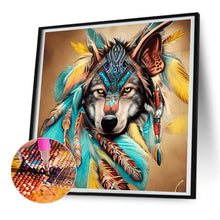 Load image into Gallery viewer, Aurora Wolf 30*30CM (canvas) Full Round Drill Diamond Painting
