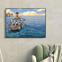 Load image into Gallery viewer, Old Fisherman 40*30CM (canvas) Full Round Drill Diamond Painting
