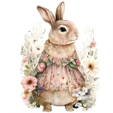 Load image into Gallery viewer, Bunny In Nightdress 30*30CM (canvas) Full Round Drill Diamond Painting
