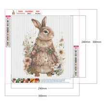 Load image into Gallery viewer, Bunny In Nightdress 30*30CM (canvas) Full Round Drill Diamond Painting
