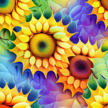 Load image into Gallery viewer, Blooming Sunflower 30*30CM (canvas) Full Round Drill Diamond Painting
