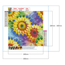 Load image into Gallery viewer, Blooming Sunflower 30*30CM (canvas) Full Round Drill Diamond Painting
