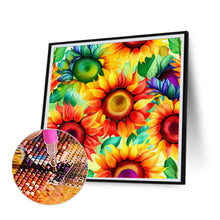 Load image into Gallery viewer, Blooming Sunflower 30*30CM (canvas) Full Round Drill Diamond Painting
