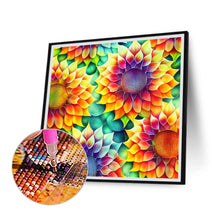 Load image into Gallery viewer, Blooming Sunflower 30*30CM (canvas) Full Round Drill Diamond Painting
