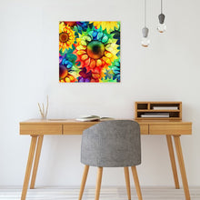 Load image into Gallery viewer, Blooming Sunflower 30*30CM (canvas) Full Round Drill Diamond Painting
