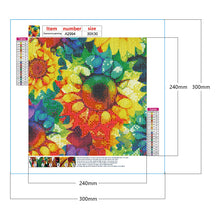 Load image into Gallery viewer, Blooming Sunflower 30*30CM (canvas) Full Round Drill Diamond Painting
