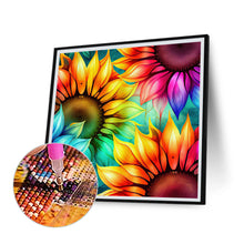 Load image into Gallery viewer, Blooming Sunflower 30*30CM (canvas) Full Round Drill Diamond Painting
