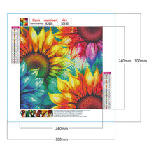 Load image into Gallery viewer, Blooming Sunflower 30*30CM (canvas) Full Round Drill Diamond Painting
