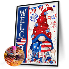 Load image into Gallery viewer, American Flag Goblin 30*40CM (canvas) Full Round Drill Diamond Painting
