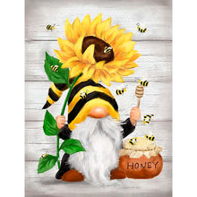 Load image into Gallery viewer, Sunflower Gnome 30*40CM (canvas) Full Round Drill Diamond Painting
