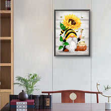 Load image into Gallery viewer, Sunflower Gnome 30*40CM (canvas) Full Round Drill Diamond Painting
