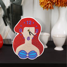 Load image into Gallery viewer, DIY Crystal Diamond Clock Art Craft Set 5D Diamond Art Mosaic Clock Cartoon Gift
