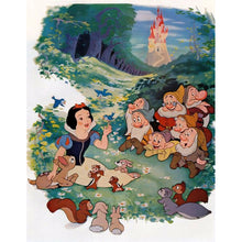 Load image into Gallery viewer, Snow White And The Dwarfs 30*40CM (canvas) Full Round Drill Diamond Painting
