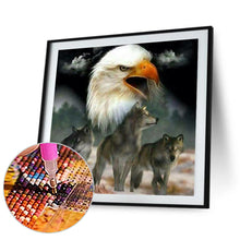 Load image into Gallery viewer, Eagle And Wolf 60*60CM (canvas) Full Round Drill Diamond Painting
