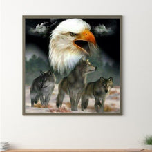 Load image into Gallery viewer, Eagle And Wolf 60*60CM (canvas) Full Round Drill Diamond Painting
