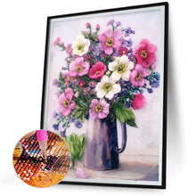 Load image into Gallery viewer, Vase Bouquet 30*40CM (canvas) Full Round Drill Diamond Painting
