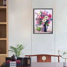 Load image into Gallery viewer, Vase Bouquet 30*40CM (canvas) Full Round Drill Diamond Painting
