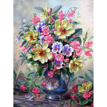 Load image into Gallery viewer, Vase Bouquet 30*40CM (canvas) Full Round Drill Diamond Painting
