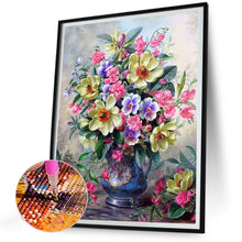 Load image into Gallery viewer, Vase Bouquet 30*40CM (canvas) Full Round Drill Diamond Painting
