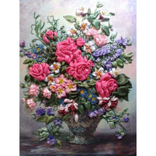 Load image into Gallery viewer, Vase Bouquet 30*40CM (canvas) Full Round Drill Diamond Painting
