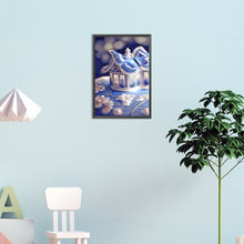 Load image into Gallery viewer, Blue Butterfly House 20*30CM (canvas) Full Square Drill Diamond Painting
